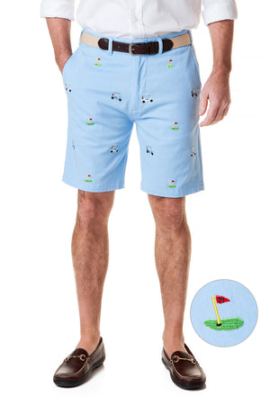 Men's Embroidered Shorts by Castaway Clothing of Nantucket