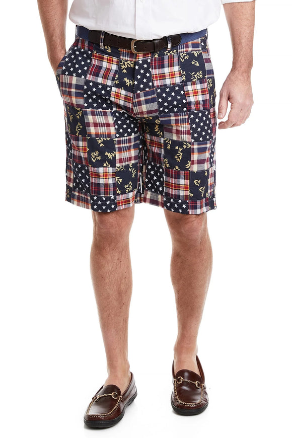 Men's Patriotic Madras Shorts
