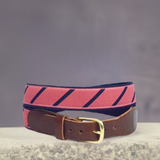 Boy's Preppy Nantucket Stripe Ribbon Belt | Designs by Lillie