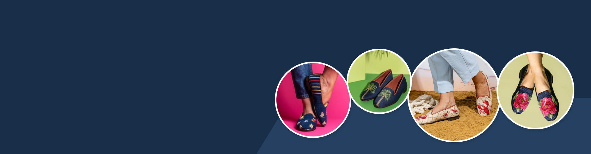 By Paige Misses  Needlepoint Loafers Spring and Summer Collection