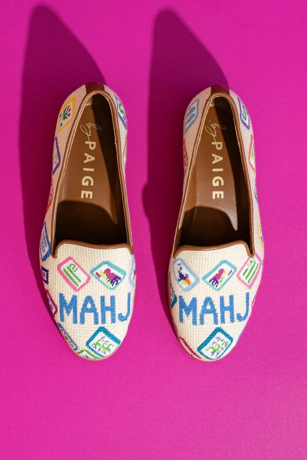 Misses Needlepoint shoe Marjong