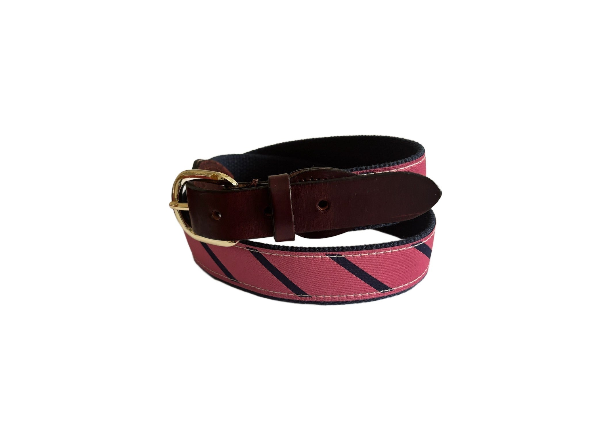 Boy's Preppy Nantucket Stripe Ribbon Belt | Designs by Lillie