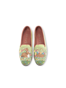 Misses Needlepoint Shoe by Paige Bunny Rabbit