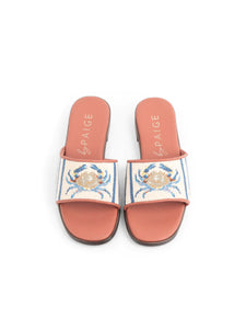 So New and Exciting Needlepoint Sandal Crab