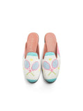 Misses Needlepoint  Tennis Mule
