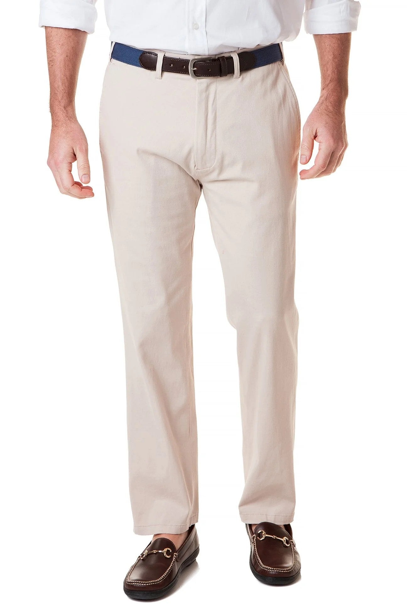 Men's Stretch Twill solid pants - Stone