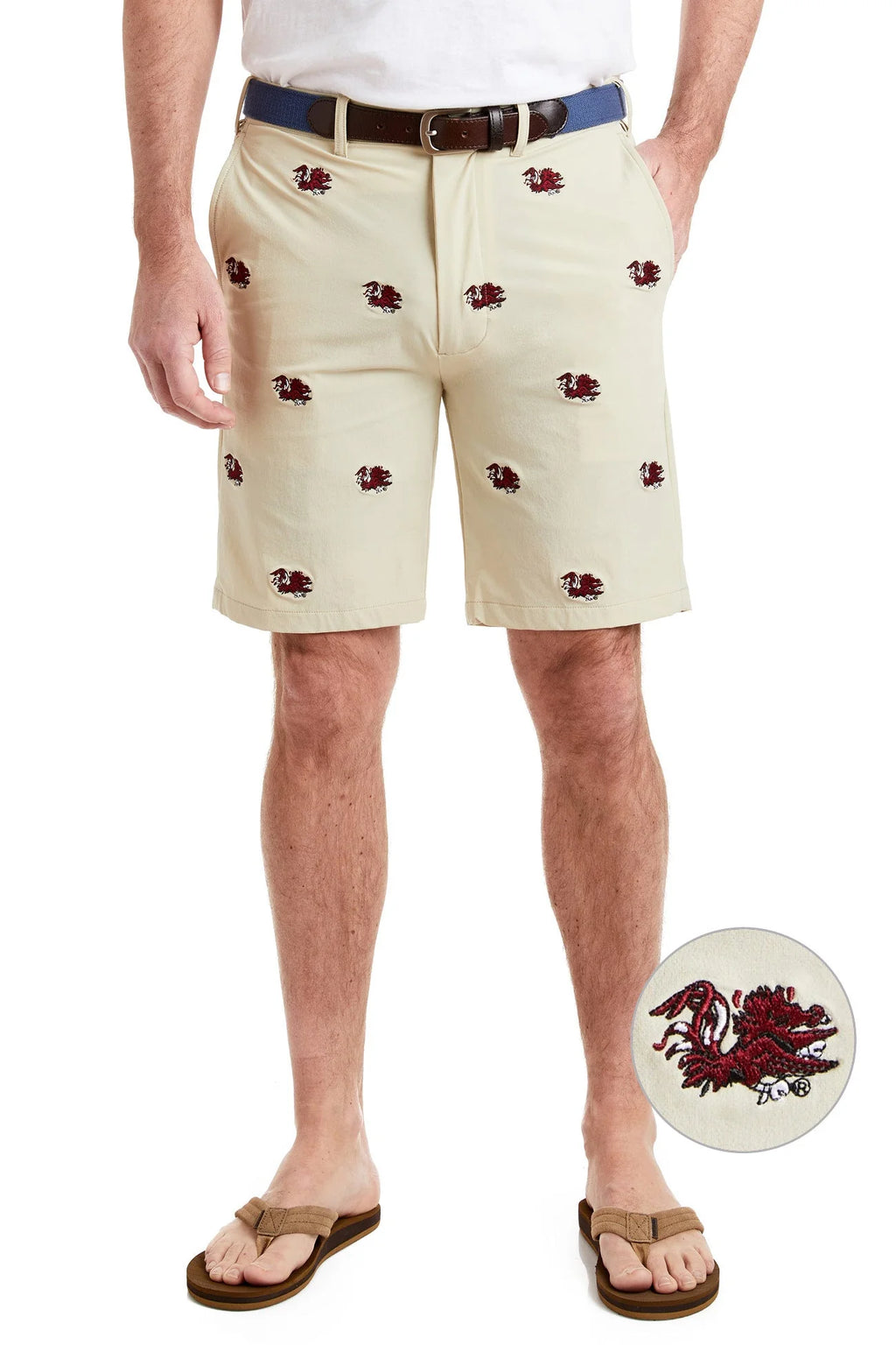 Men' Collegiate Embroidered Shorts Univerity of South Carolina