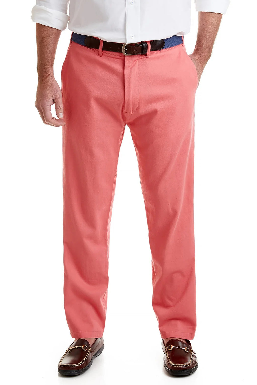 Men/s Harbor Stretch Twill Pant Sunset Coral