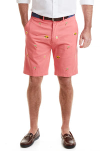 A Best Selling Embroidered Short  Seeking Paradise on Sunset