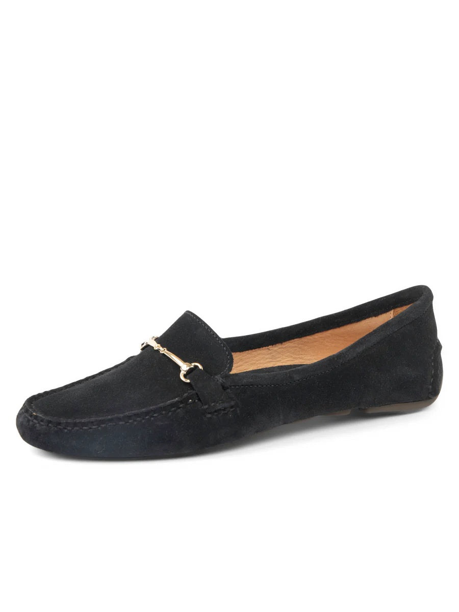 Patricia Green  Caroline Horsebit Drivig Moccasin Black