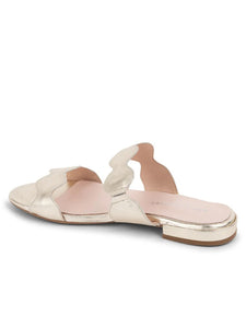 Imported Hand Stitched Palm Beach Sandal Gold