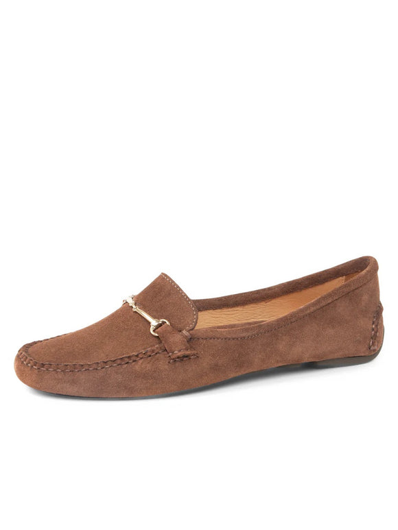 Patricia Green Caroline Horsebit driver Chocolate brown