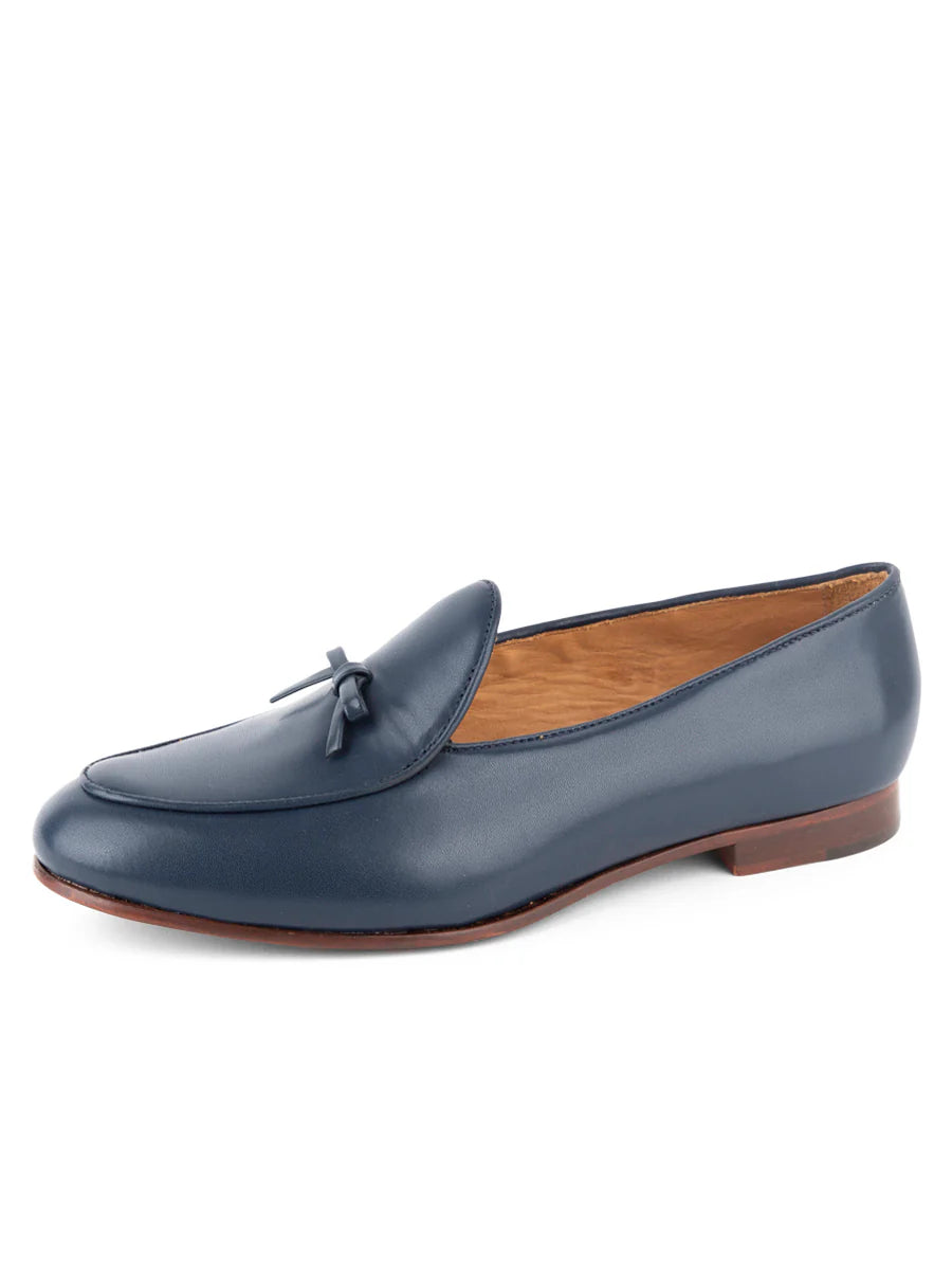 Patricia Green Coco Belgian Loafer Navy\ Designs by Lillie