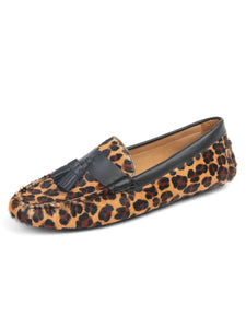 Patricia Green Jordan Tassel Driver Leopard Haircald