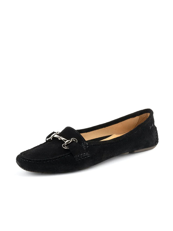 Carrie Driving Moccasins' by Patricia Green Black Suede