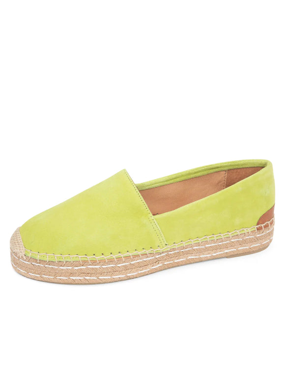 Abagail Slip On Espadrill by Patricia Green Lime