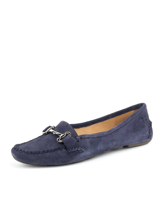 Carrie Driving Moccasin by Patricia Green Navy