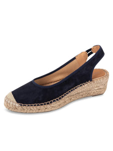 Valencia Closed Tore Sling Back by Patricia Green Navy