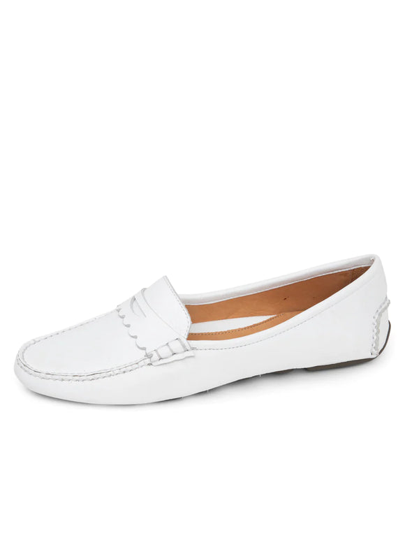 Janet New Driving Moccassin by Patricia Green White
