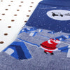 Men's Embroidered Socks - Golfing Santa