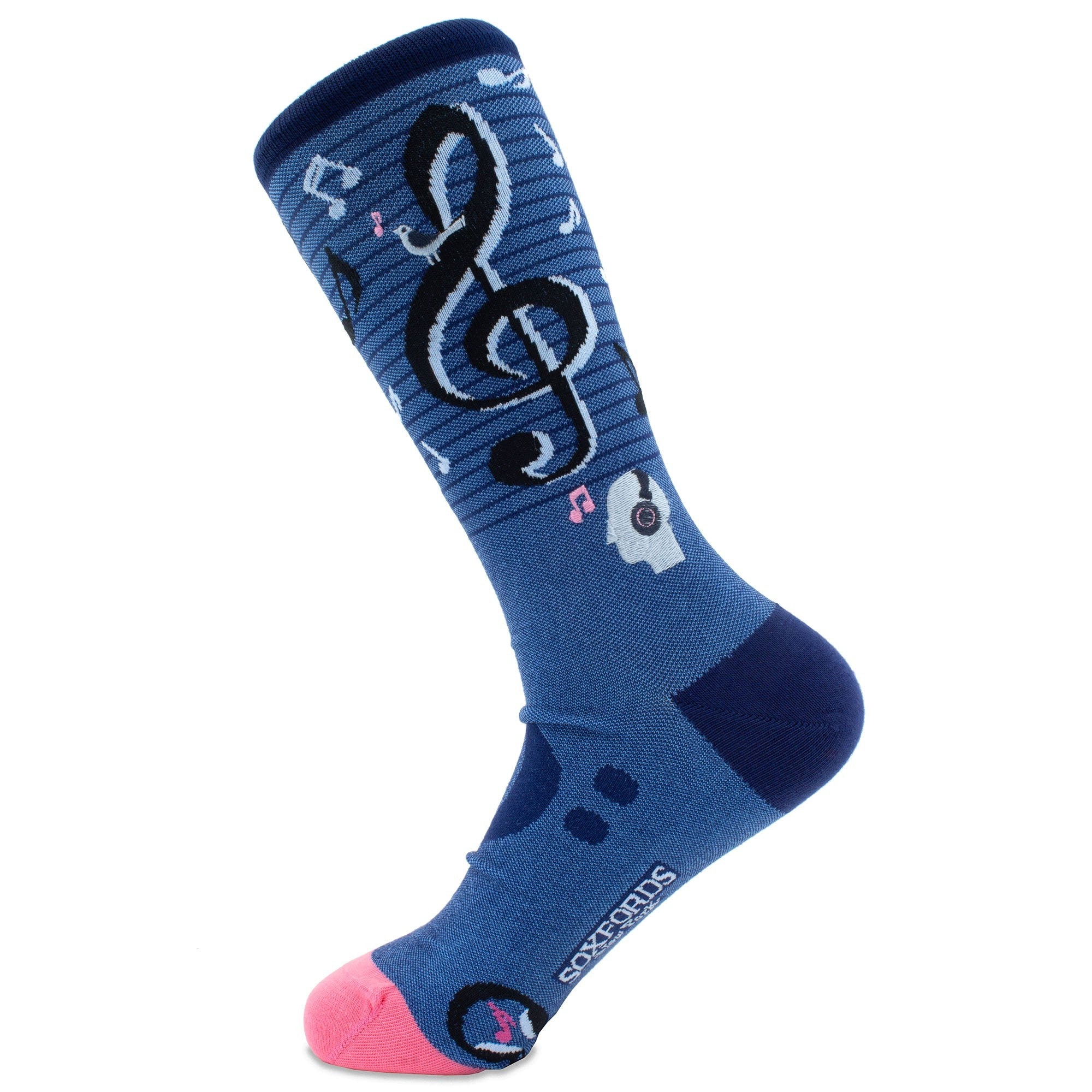 Men's Popular Embroidered SocksTreble Maker