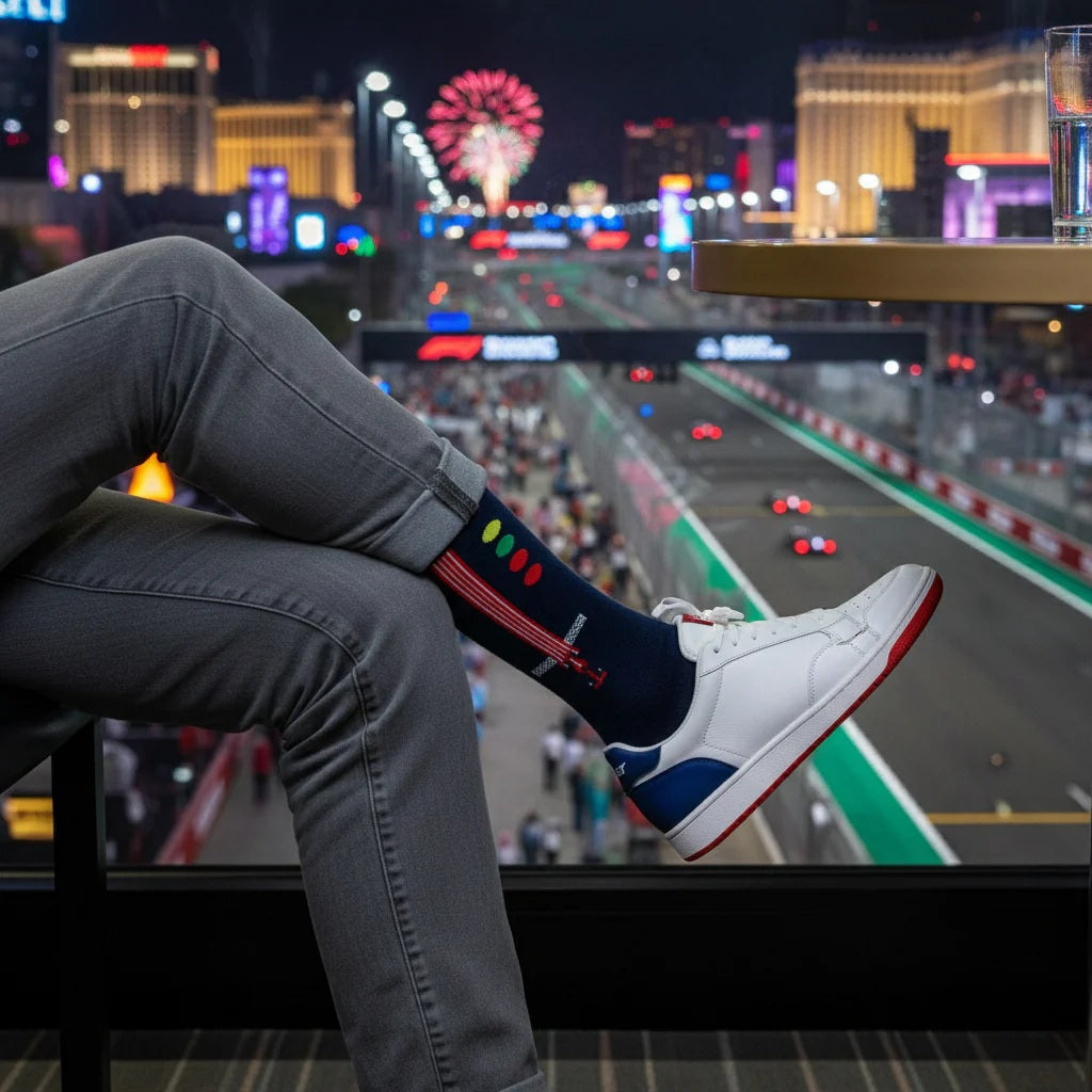 Popular Embroidered Fun Socks F1 Racing