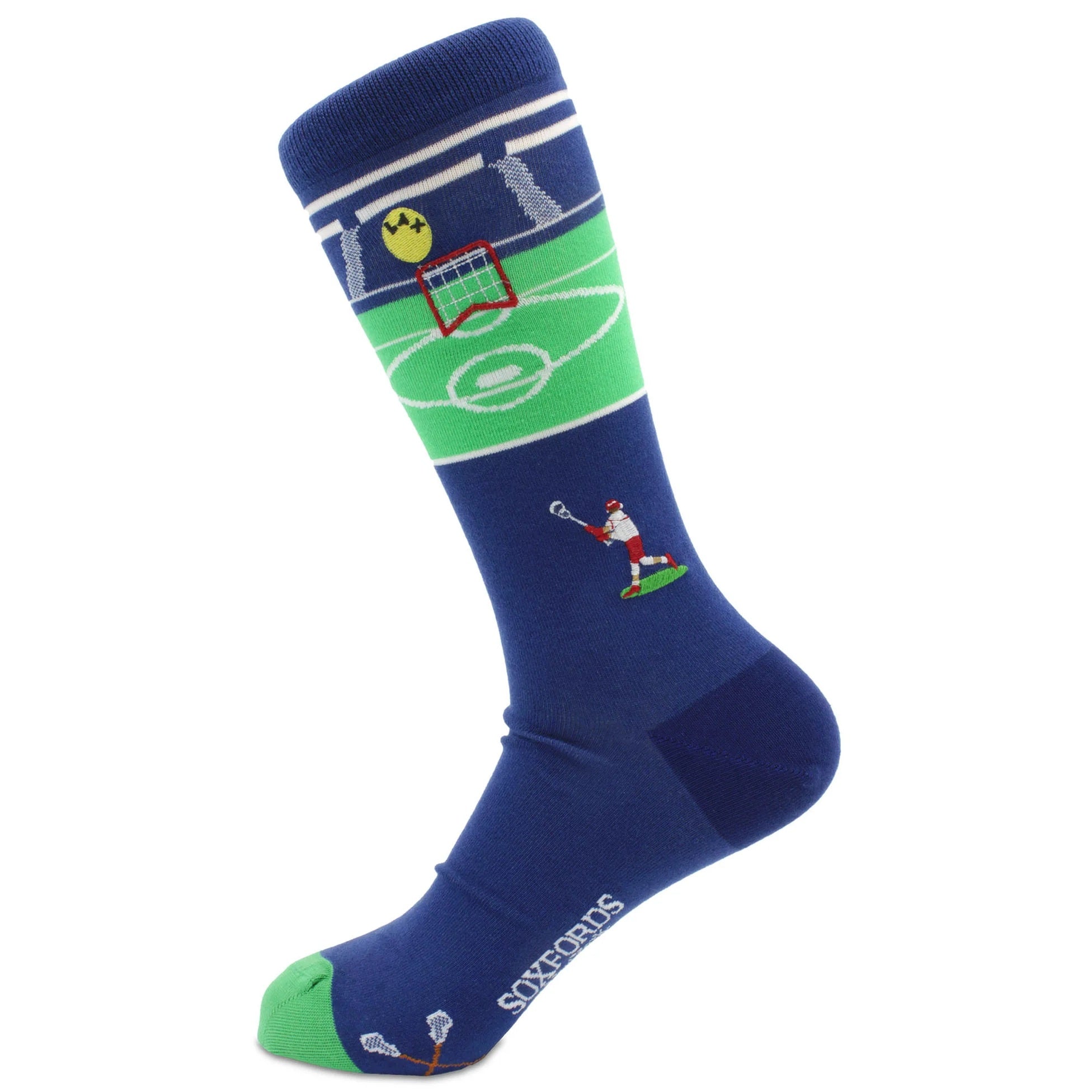 Mens Favorite Embroidered Sock Lacrosse