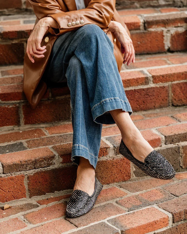 Abigale Slip On Espadrille by Patricia Green Black