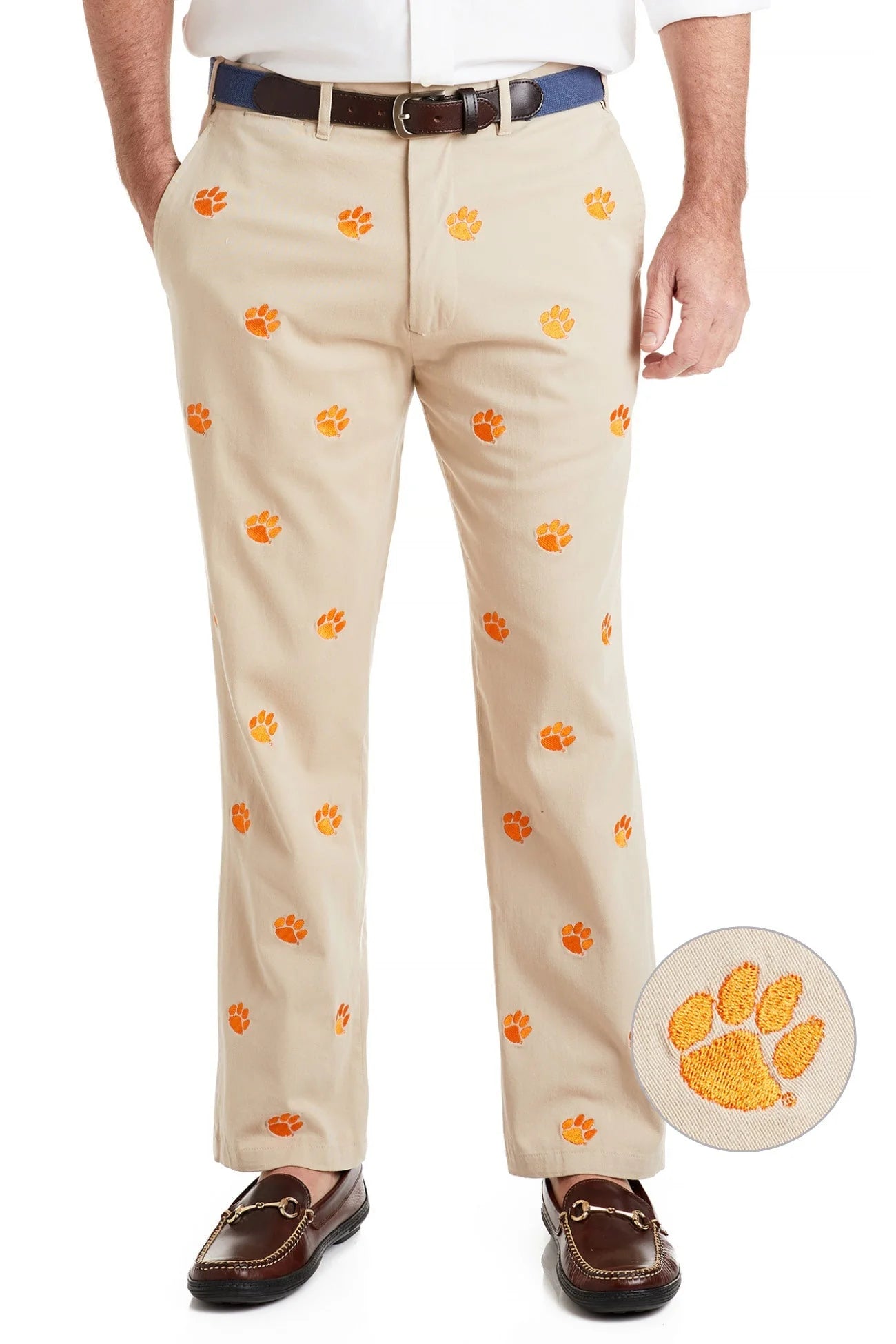 Men,s Collegiate  Embroidered Pantsd Clemson