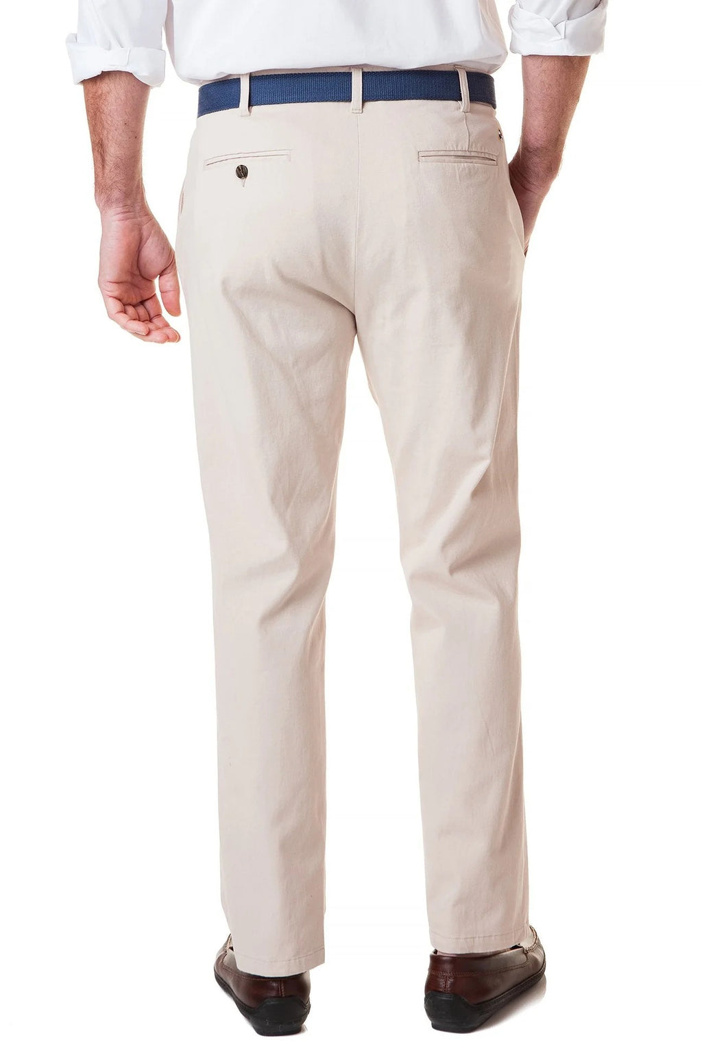 Men's Stretch Twill solid pants - Stone