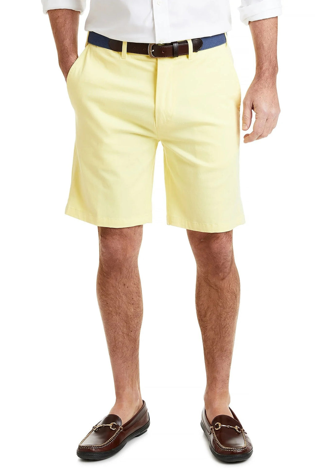 Men's Cisco Solid  Stretch  Twill SWhorts Neon Yellow