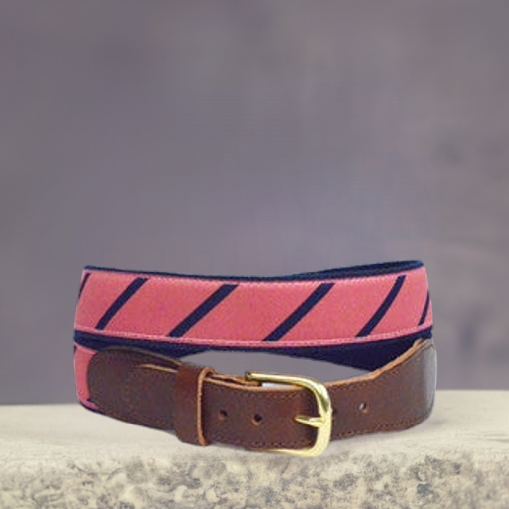 Boy's Preppy Nantucket Stripe Ribbon Belt | Designs by Lillie