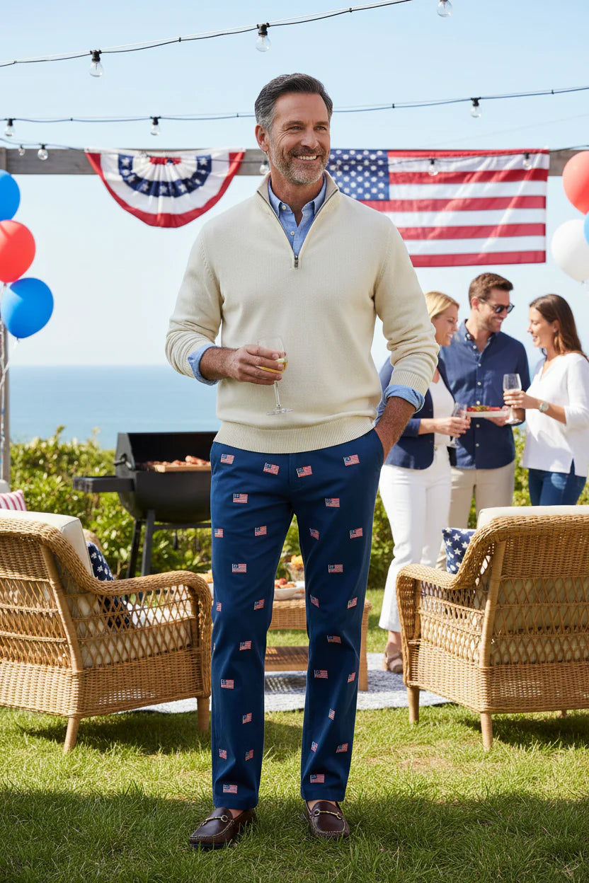 Men's Embroidered Pants Spirit of 1776