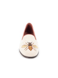 By Paige Needlepoint Loafer Bee on Ivory