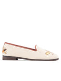 By Paige Needlepoint Loafer Bee on Ivory