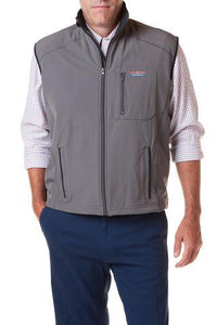 Men's Tidal Wind Vest Vest by Castaway Clothing  Steel Gray