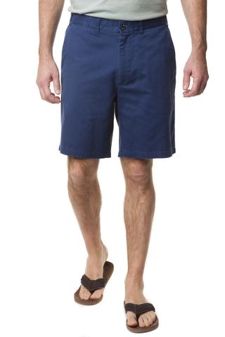 Special Sale Men's Plain Front Casual Twill  Short by Castaway Clothing Atlantic Navy
