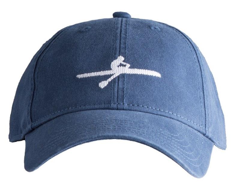 Needlepoint Crew Baseball Cap- on Navy