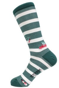 Sockfords Premium Pima Cotton  Embroidered Socks -  Christmas tree