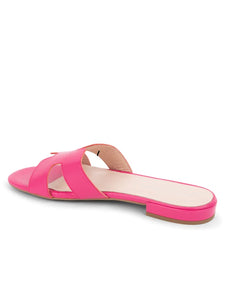 Hallie Flat Sandal by Patricia Green Fushia