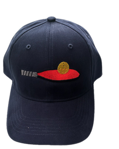 Lillie's exclusive Embroidered Baseball Cap Pickleball on Navy