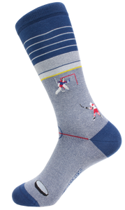 Soxfords Premium Pima Cotton Embroidered Socks - Slap Shot