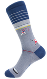 Soxfords Premium Pima Cotton Embroidered Socks - Slap Shot
