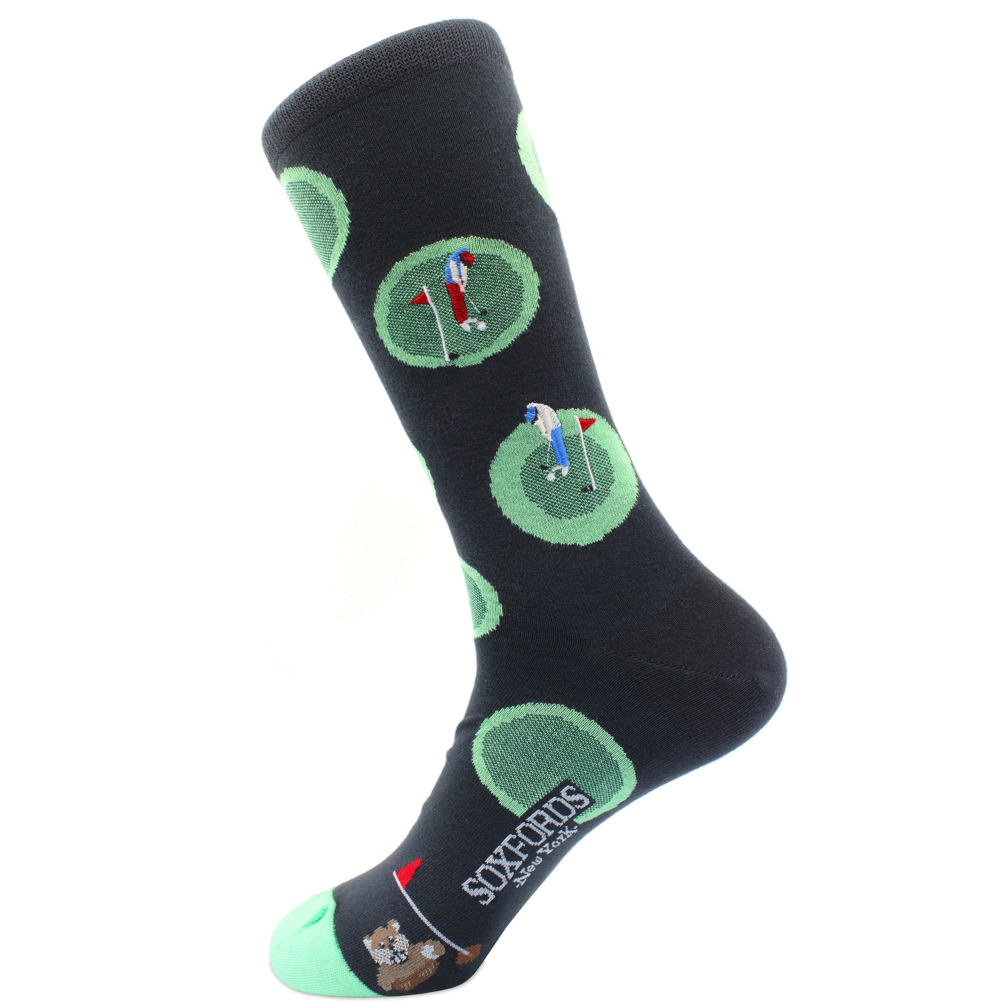 Popular Embroidered  Cotton Socks by Soxfords -Putting Around