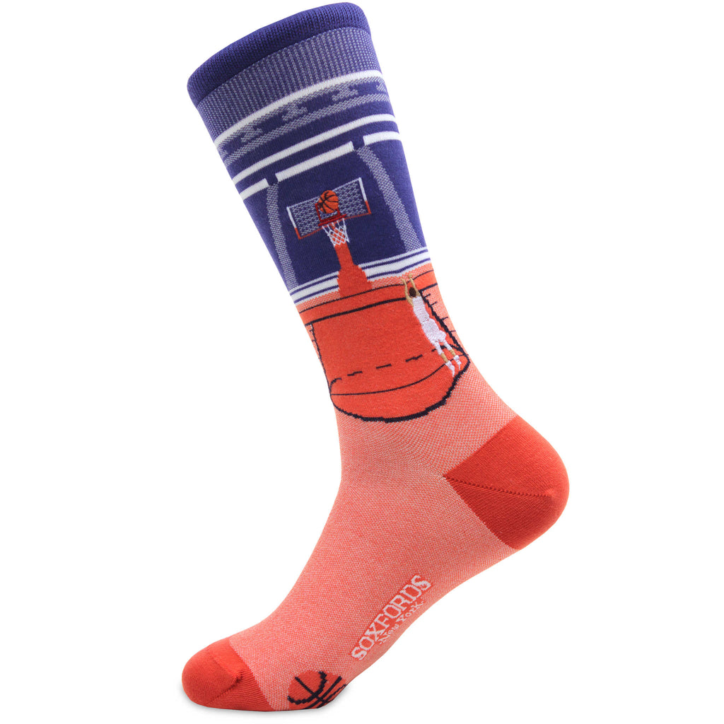 Popular Embroidered Socks by Soxfords - Basketball