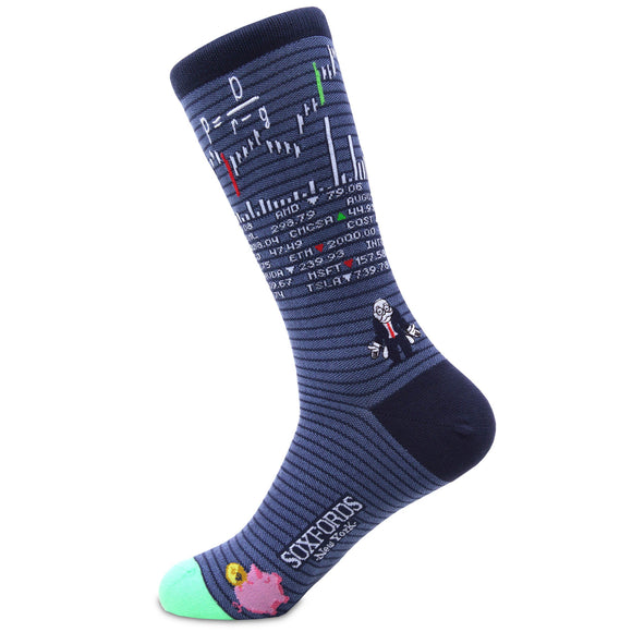 Soxfords Embroidered Socks Stock Market