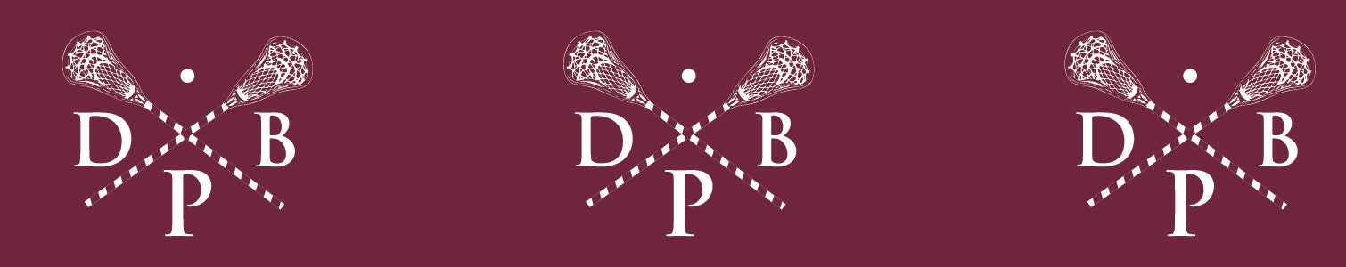 Custom Ribbon Logo For a Lacrosse Team| Designs by Lillie