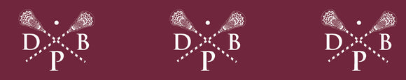 Custom Ribbon Logo For a Lacrosse Team| Designs by Lillie