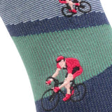Soxford's High Quality Pima Embroidered Cotton Socks - Bikers